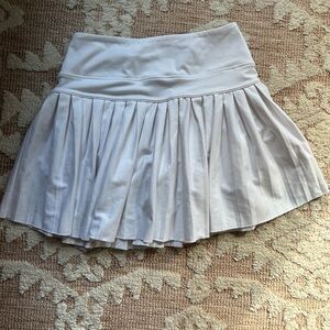 White mini skirt. Worn once.